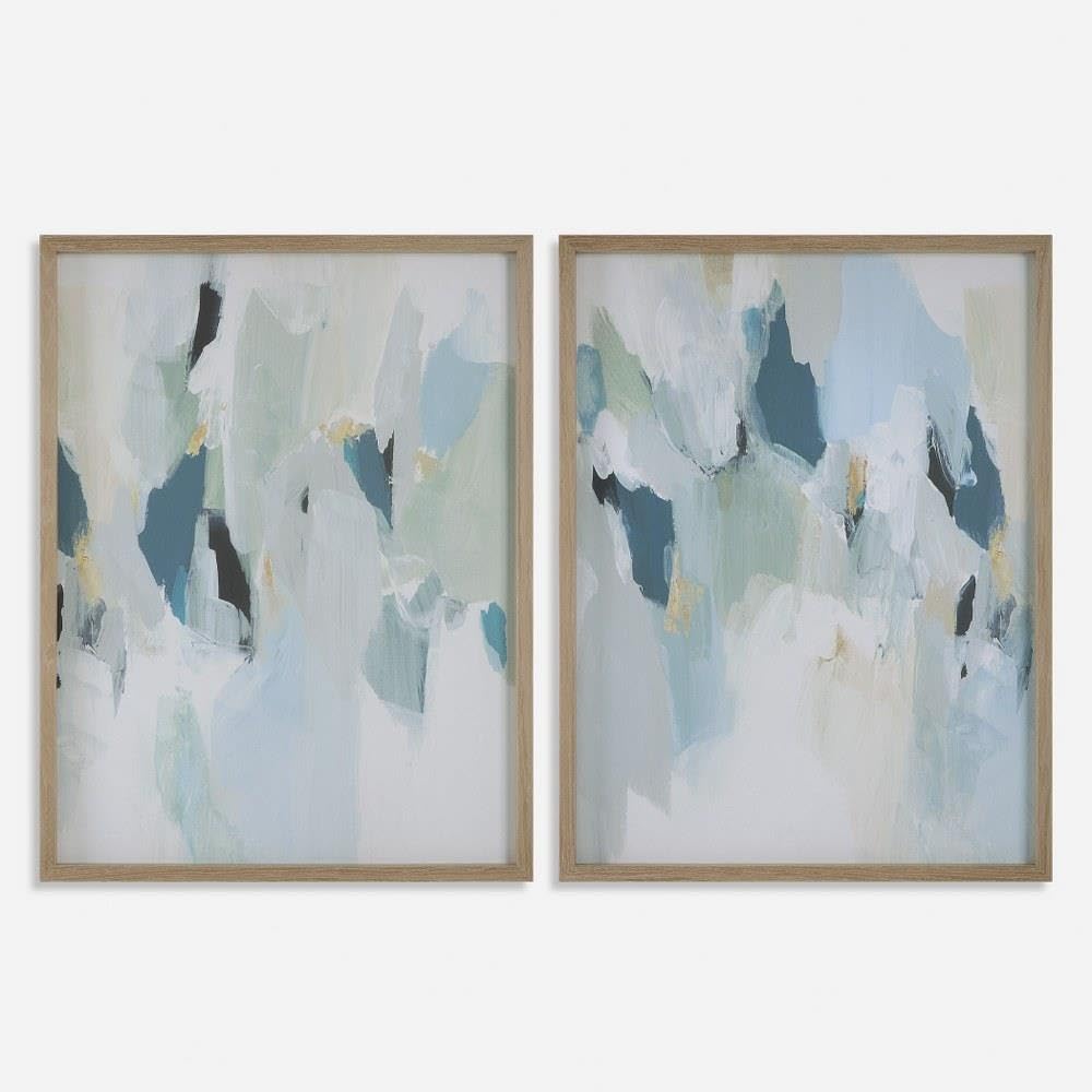 Amazon.com: Uttermost 32282 Seabreeze - Abstract Framed Canvas